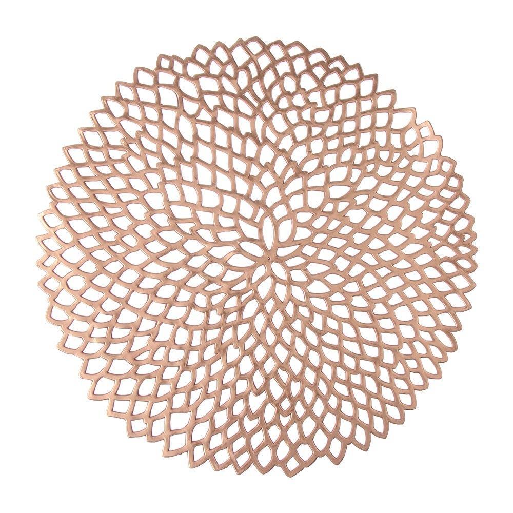 Bronzy Table Toppie (Flower Bloom) - waseeh.com