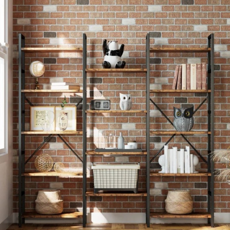 Multiuse Crosser Bookcase Storage Organizer Rack - waseeh.com